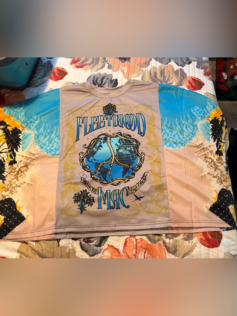 New Fleetwood Mac Upcycled Boho Top - Picture 2 of 3